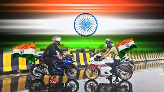 independence day special ride❤️🤍💚(happy independence day) GROUP RIDE✅ #happyindependenceday   #r3