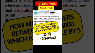 TGT & PGT Maths Short Trick-2 #tgtmaths #pgtmaths