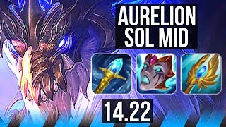 AURELION SOL vs YASUO (MID) | Legendary | NA Master | 14.22