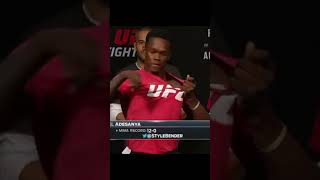 Israel Adesanya First Loss in MMA #shorts