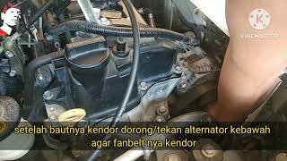 Ganti Fanbelt Toyota Agya