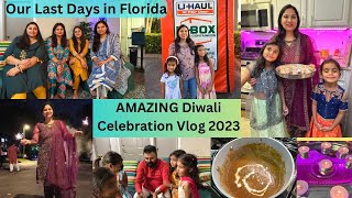 🎆DIWALI CELEBRATION 2023🎇🪔🎊🪅OUR last Days in FLORIDA,Indian MomVlogger USA,H4wife,HopeyouRelate