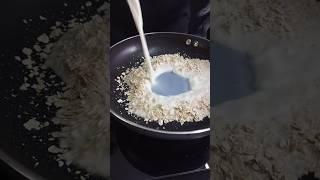 Chocolate oatmeal #asmr #satisfying #shorts