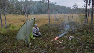 Overnight hiking at Yli-Penikka Hill, September