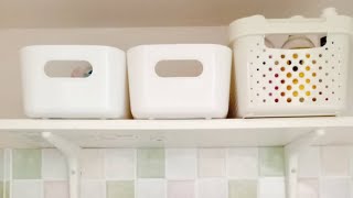 ORGANIZE SMALL BATHROOM