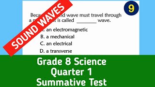 Grade 8 Science | First Periodical Test Reviewer |Sound Waves |