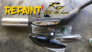 REPAINT EXHAUST RXZ CATALYZER