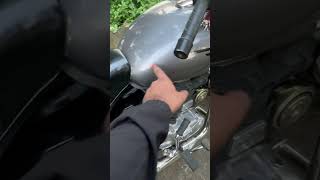 How to adjust seat height | Bullet standard 350 accident | #royalenfield #bulletlover #modified