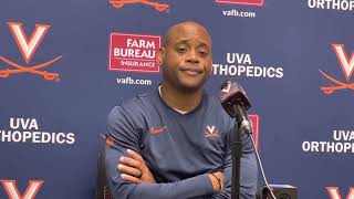 Virginia OC Des Kitchings talks loss to Duke