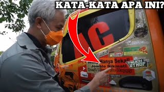 KATA-KATA DI TRUK ANTI GOSIP INI BIKIN PAK GANJAR SUKA & KETAWA