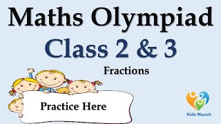 Math Olympiad for class 2 & 3 | Fraction Questions for Practice for class 2 & 3 | Math Olympiad