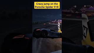 Crazy jump on the Porsche spider 918 #shortvideo #forza #shortvideo #xbox #crazy #shorts #short