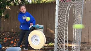 Rachel's batting practice