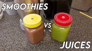 Juicing vs Smoothies/Green juice plus winter Energy Boost