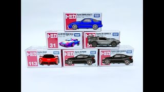 Let's Unbox Tomica New cars l Toyota l 1:64 l Diecast car garage