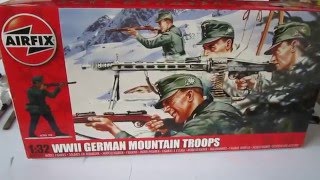 Airfix 1:32 German Mountain Troops ww2 Painted!