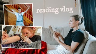 dungarees, reading and tattoos, oh my! | a reading vlog