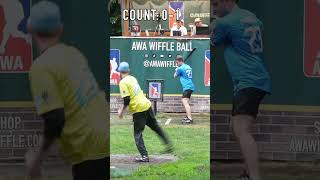 Is This Luck or Skill?🤔 #dingersornothing #wiffleball #baseball #shorts