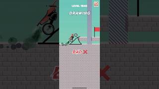 Draw bridge puzzle game level 1940 #gaming #drawing #Shorts