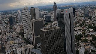 Frankfurt's Highest Viewpoint -  Main Tower, Frankfurt am Main, Germany 🇩🇪 - 4K