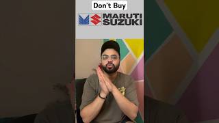 Don’t buy maruti suzuki for this reason #trending #india #cars #viralvideo #marutisuzuki #share