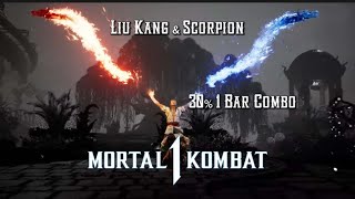 Liu Kang Vs Scorpion (Mortal Kombat 1:Kasual Online Match)