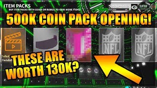 THESE ARE WORTH 130K? - ROBLOX NFL 500K PACK OPENING VIDEO