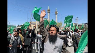 Afghanistan: Hezb-e-Islami protest in Kabul