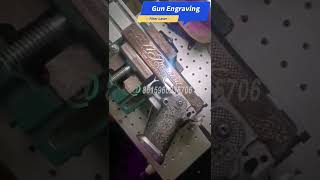 #gunengraving #gunlaserengraver #gunmarking Gun Logo Marker Fiber Laser Marking Engraving Machine