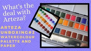 Arteza Review #2 Watercolour Palette and Paper