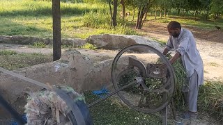 Old Gear Tokka Machine Powered With Peter Engine Diesel Engine Strat Up Запуск дизельного двигателя