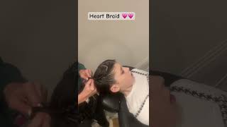 Heart Braid #hairstylehairstyle #hairstyles #hairtutorial #braids #hairhairstyles #hair #hairbraids