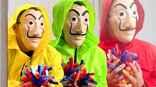 COLOR TEAM In Real Life || WAKE UP and Go To Get The HEAVY NERF GUN ( Funny Action Series )