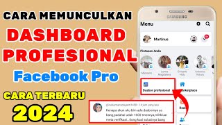 DASHBOARD PROFESIONAL FB TIDAK MUNCUL | mode profesional facebook tidak muncul