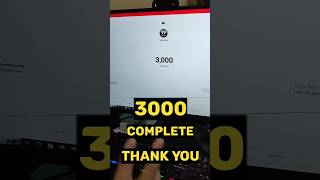 3000 Subscribe Complete | My Main Channel Thank You #trendingshorts #ytshorts #viral #viralshorts