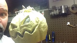 Live class painting a pumpkin