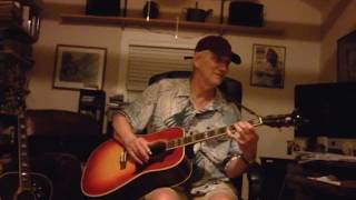 "Red River" Ernie Hawkins pickin' & singin' Lead Belly's "Red River"