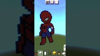 Spiderman in Minecraft || #shorts #minecraft #spiderman