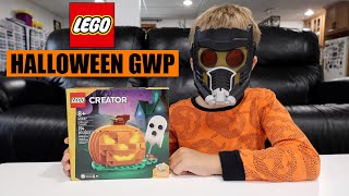 Building the LEGO Halloween Pumpkin 40697