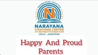 HAPPY AND PROUD PARENTS AFTER GETTING JEE(MAIN) RESULT