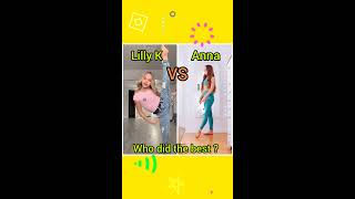 ✨Lilly K vs Anna Mcnulty✨- Tiktok Dance In A Flexibility Pose 💕✨ #shorts