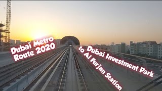 2021 Dubai Metro Ride || (Underground Train Station) Dubai Investment Park to Al Furjan Station