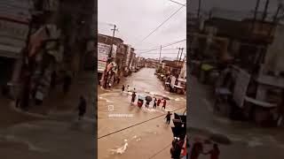 Khatima main market, Uttarakhand. still heavy rain from last 5 days #uttrakhand #khatima#nature