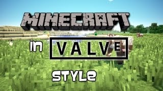 Minecraft Intro and Main Menu in Valve style