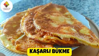 KAHVALTIDA FARKLI PRATİK BİR TARİF 😍 Yumurtalı Kaşarlı Bükme 👍