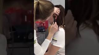 Unintentional asmr ear examination