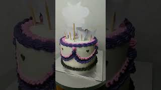 kue ulang tahun kuromi cantik birthday cake  #kuromi#kuekuromi#kuromicakes#cakedecorating#cake