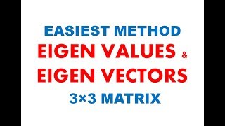 Eigen Values and Eigen Vectors | Hindi | 3*3 matrix solution  | Engineering Mathematics