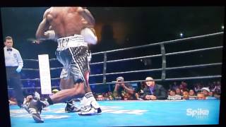 Easter jr vs commey knock down