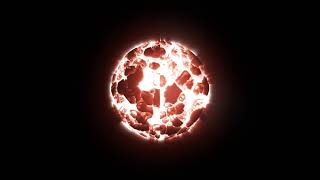 Fire ball / Energy ball stock footage